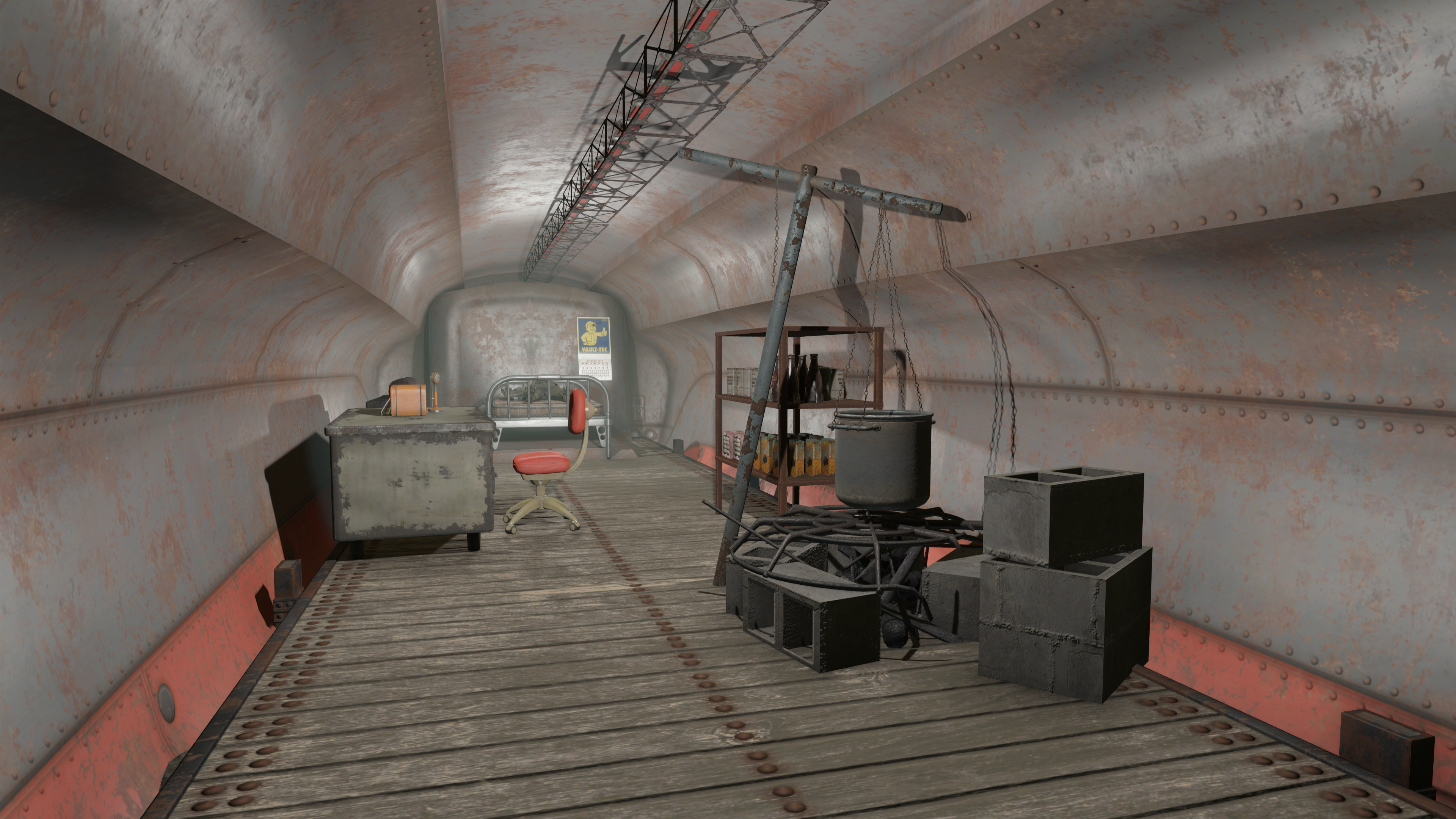 Hatch Bunker interior